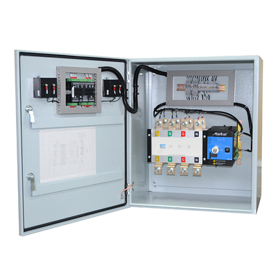 Dual Power Single Phase 2 3Phase Automatic Power Changeover Switch Panel ATS 400A