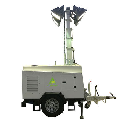 220v 5m Doosan Diesel Generator Light Tower Led 4x350w