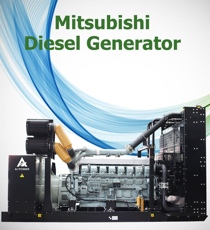 Japan Mitsubishi Power Generator 1800kw S16R2-PTAW Diesel Generator 2250kva